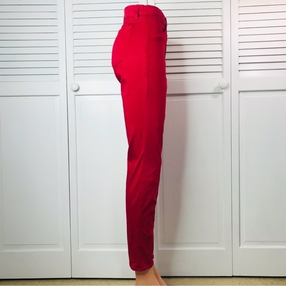 J BRAND Red Burn Ankle Crop Pants Size 30 - Picture 3 of 10